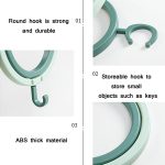 5 PCS Home Dormitory Schal Tasche Hut Lagerung Rack Hintertür Regale – Bild 4