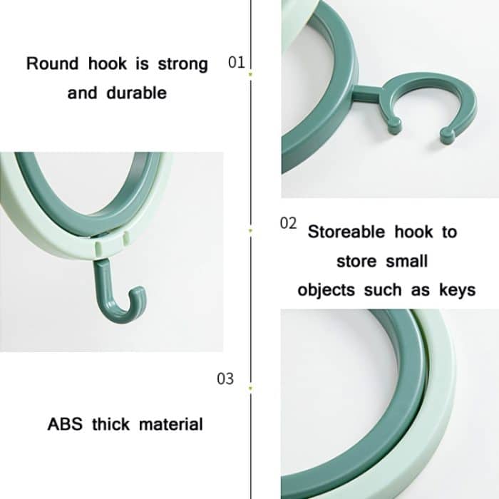 5 PCS Home Dormitory Schal Tasche Hut Lagerung Rack Hintertür Regale – Bild 4