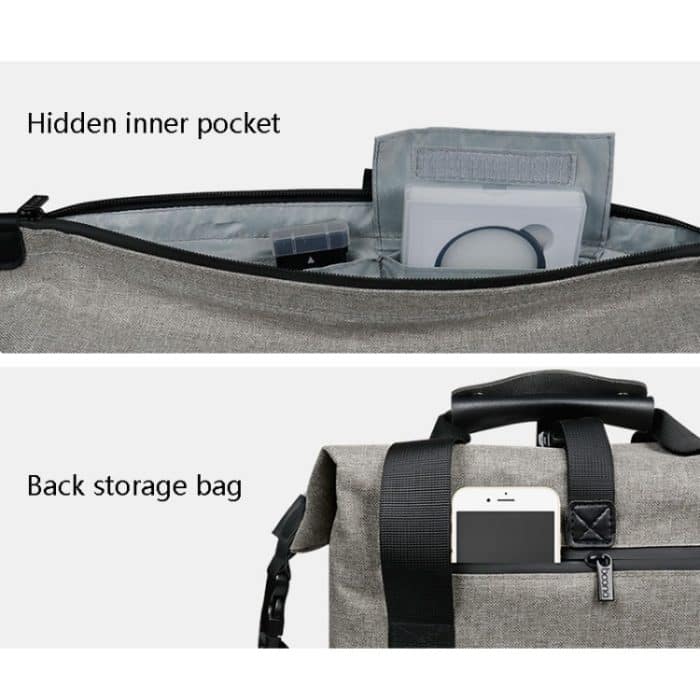 Baona BN-H014 SLR-Kamera-Umhängetasche, digitale Aufbewahrung, schützende, wasserdichte Tasche, BN-H014 (Gray) – Bild 7