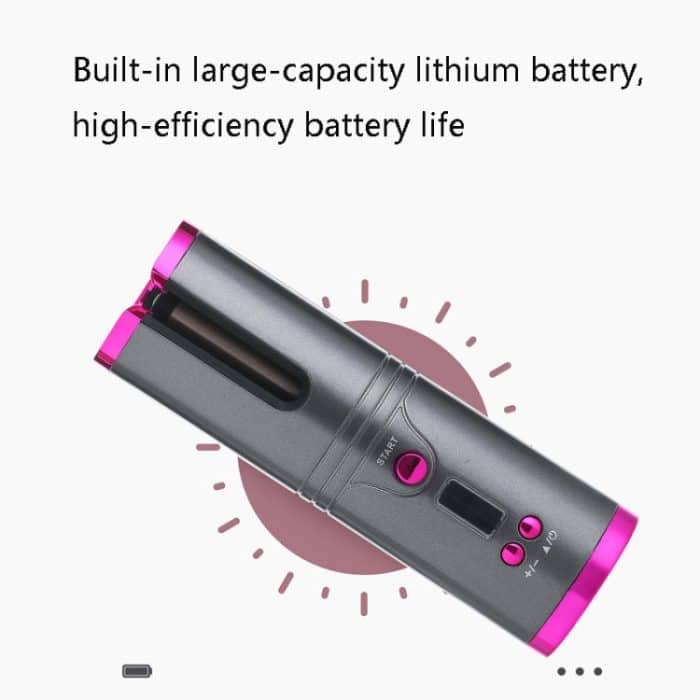 Tragbarer kabelloser Lockenwickler mit USB-Aufladung, Lazy Automatic Curling Rod – Bild 3