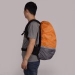 2 Stück Outdoor Bergsteigen farblich passender leuchtender Rucksack-Regenschutz, S 18-30L, M 30-40L, L 45-55L – Bild 7