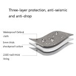 Baona BN-C003 Schutzhülle für mobile Festplatten, tragbare Festplattentasche, Double-layer (Gray), Double-layer (Black), Single-layer (Gray), Single-layer (Black) – Bild 4