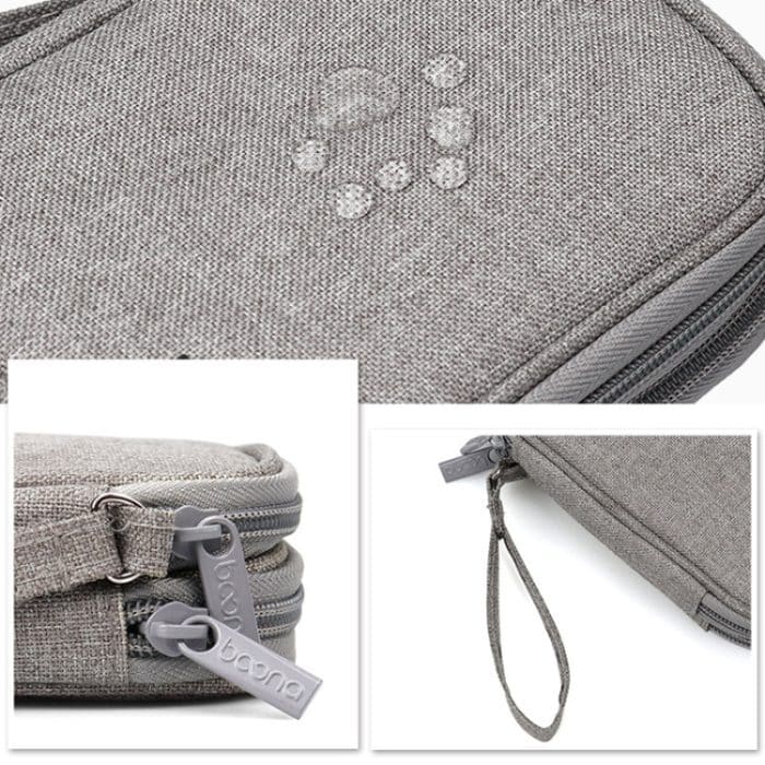 Baona BN-C003 Schutzhülle für mobile Festplatten, tragbare Festplattentasche, Double-layer (Gray), Double-layer (Black), Single-layer (Gray), Single-layer (Black) – Bild 5