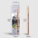 2 Boxen Marco 7001 Skizzenstift Kinder Original Holz Wort Lernen Briefpapier Kunst Kalligraphie Zeichenstift, HB, 2B, 2H, B, 3B, 4B, 5B, 6B, 7B, 8B, 9B – Bild 3