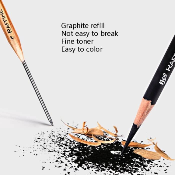 2 Boxen Marco 7001 Skizzenstift Kinder Original Holz Wort Lernen Briefpapier Kunst Kalligraphie Zeichenstift, HB, 2B, 2H, B, 3B, 4B, 5B, 6B, 7B, 8B, 9B – Bild 4