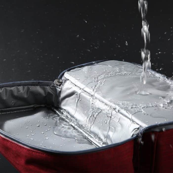 RH523 Reise-Make-up-Aufbewahrungstasche, großes Fassungsvermögen, wasserdicht, Anti-Schimmel, Trocken- und Nasstrennpaket, tragbarer Haken-Waschbeutel – Bild 3