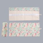 Kleiner Blumen-Leinwand-handgemachter Stift-Vorhang-Skizze-Farbstift-Rollen-Stift-Beutel-Aufbewahrungs-Briefpapier-Kasten, 12 Holes, 24 Holes, 36  Holes, 48  Holes, 72  Holes – Bild 2