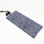 Kleine Wellen Bedruckte Leinwand Stift Vorhang Große Kapazität Roller Stift Tasche Skizze Farbe Bleistift Briefpapier Box, 12 Holes, 24 Holes, 36  Holes, 48  Holes, 72  Holes – Bild 2