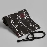 Schwarze Kalligraphie-Leinwand-Stiftvorhang-Skizze-Farbstifttasche, 12 Holes, 24 Holes, 36  Holes, 48  Holes, 72 Holes – Bild 2