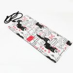 Paar Katze Gedruckt Leinwand Stift Vorhang Große Kapazität Roller Stift Tasche Skizze Farbe Bleistift Tasche, 12 Holes, 24 Holes, 36 Holes, 48 Holes, 72 Holes – Bild 2