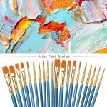 2 Packungen Nylon-Perlglanz-Rundkopf-Aquarell-Acryl-Hakenlinienpinsel, Watercolor Hook Line Brush – Bild 2