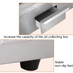 Fuyi Kommerzieller Desktop-Elektroherd, Edelstahlgehäuse, Gusseisenspieße, Pfannkuchen-Elektro-Grillplatte, EU-Stecker, EG-818B – Bild 7