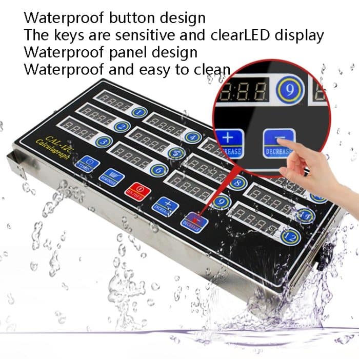 Küchentimer Fried Chicken Burger Baked Timer, EU-Stecker, 4 Channel, 6 Channel, 8 Channel, 12 Channel – Bild 3