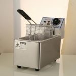 4L Elektriker Fritteuse Home Desktop Single Zylinder Kleine elektrische Fritteuse, EU-Stecker – Bild 2