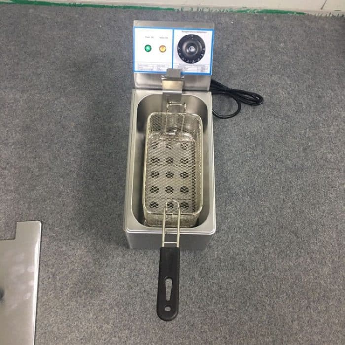 4L Elektriker Fritteuse Home Desktop Single Zylinder Kleine elektrische Fritteuse, EU-Stecker – Bild 3