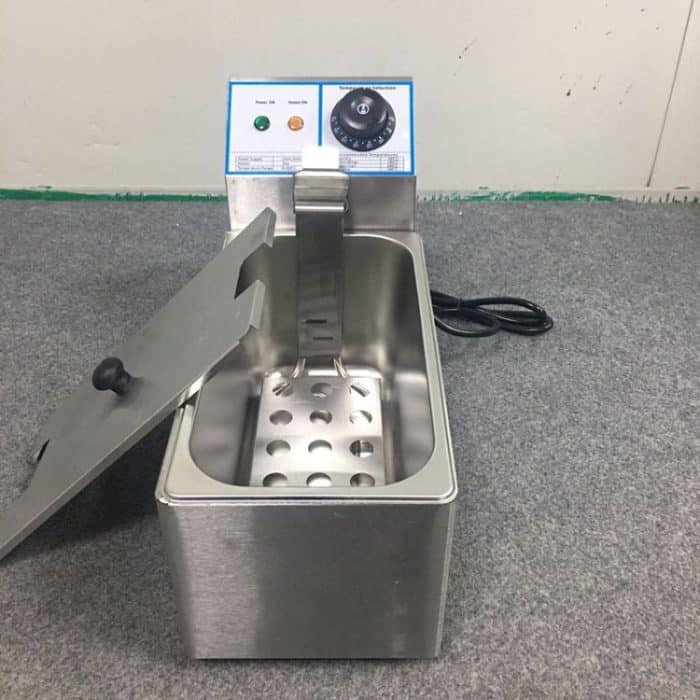 4L Elektriker Fritteuse Home Desktop Single Zylinder Kleine elektrische Fritteuse, EU-Stecker – Bild 4