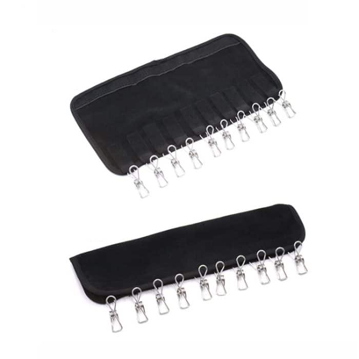 Selbstklebender Kleiderbügel, abnehmbar, für Reisen, faltbar, tragbar, Hut-Clip, Kleiderbügel für Badezimmer, Stoff, Kleidung, Adhesive Hanger – Bild 4