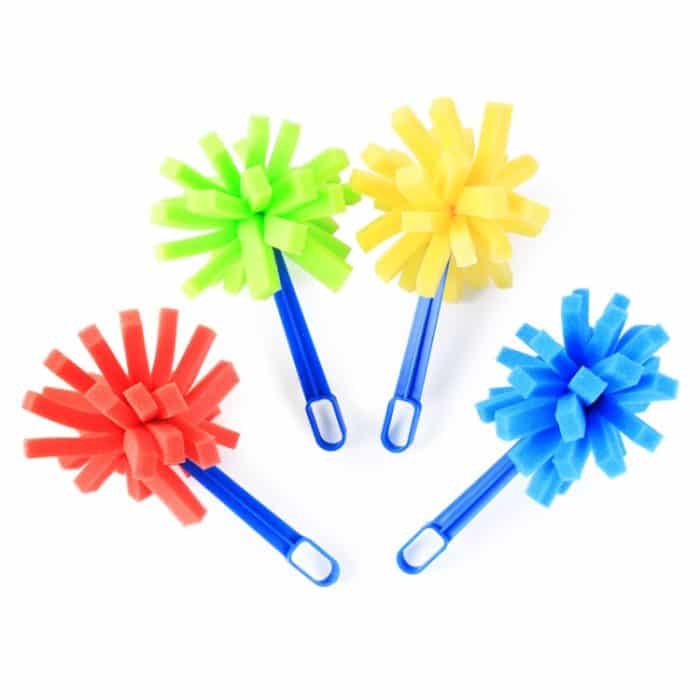 5 Packungen Schwammstempelstift Kinder Zeichen- und Graffiti-Werkzeug, 5 Packs Explosion Brush – Bild 1
