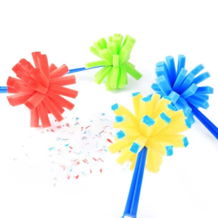 5 Packungen Schwammstempelstift Kinder Zeichen- und Graffiti-Werkzeug, 5 Packs Explosion Brush – Bild 5