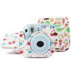 Ganzkörperkamera-PU-Ledertasche mit Riemen für FUJIFILM instax mini 9 / mini 8+ / mini 8 – Bild 2