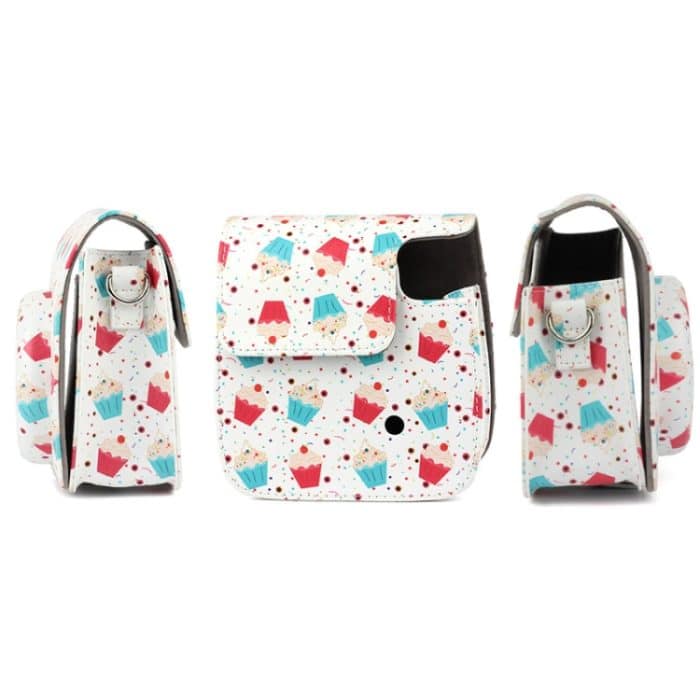 Ganzkörperkamera-PU-Ledertasche mit Riemen für FUJIFILM instax mini 9 / mini 8+ / mini 8 – Bild 3