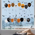 3 Stück Halloween Horror Glas Dekoration Aufkleber Ballon elektrostatische Aufkleber, Balloon Electrostatic Sticker – Bild 6