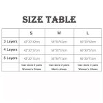 Schwarzer Flur, leicht zerlegbar, Türfach, Eisenboden, Schuhregal, Triple S, Triple M, Triple L – Bild 5