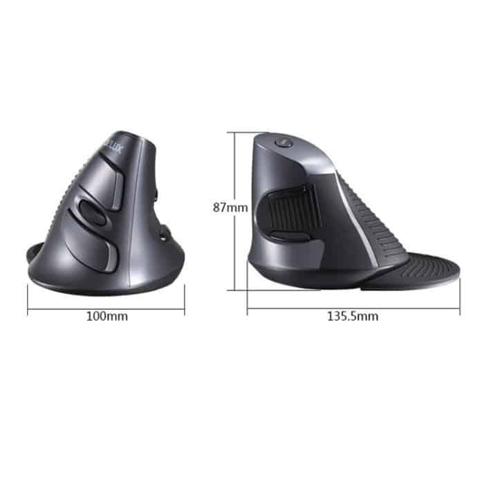 DELUX M618 6-Tasten Vertikale Schnecke Ergonomische kabellose Maus, Wireless – Bild 3