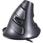 DELUX M618 vertikale Handmaus mit 6 Tasten, ergonomische kabelgebundene Maus, Kabellänge: 1,5 m, Wired