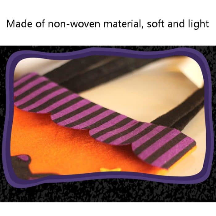 3 Stück SYSDWS05 Halloween-Vlies-Geschenk-Süßigkeitsbeutel – Bild 5