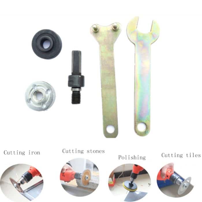 3 Sätze Handbohrmaschine Variabler Winkel Schleifen Schneiden Polieren Schleifkonverter, 7 In 1, 8 In 1, 9 In 1 – Bild 5