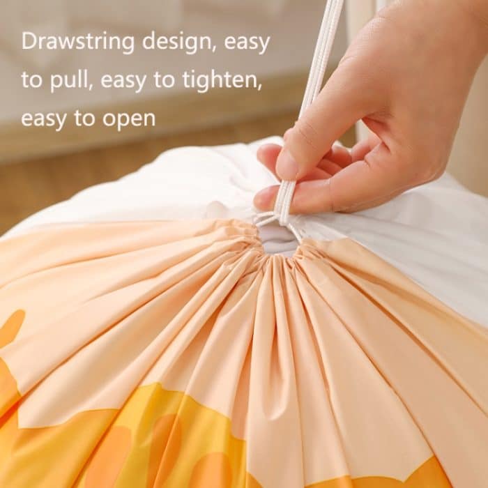 4 Stück Quilt-Aufbewahrungstasche, Quilt-Beam-Öffnung, Aufbewahrungstasche, Zylinder, staubdicht, für Kleidung, Kleidung, Finishing-Tasche, Pink Pig, Yellow Tiger – Bild 5