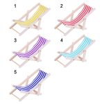 2 PCS 1:12 Strand Lounge Stuhl Simulation Modell Outdoor Strand Szene Schießen Requisiten können gefaltet werden, Beach Lounge Chair(Red), Beach Lounge Chair(Purple), Beach Lounge Chair(Yellow), Beach Lounge Chair(Sky Blue), Beach Lounge Chair(Royal Blue) – Bild 2