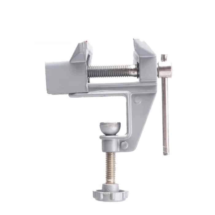 TBD0595729601.jpg 2 Stück tragbare Mini-Tischzange aus Aluminiumlegierung, Schraubstock, manuelles DIY-Werkzeug, Table Pliers Bench – Bild 1