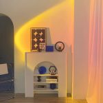 Studio-Hintergrund-Ornament-Foto-Requisiten, Translucent Blue Round Sheet, Translucent Blue Cross Circle, Blue Round Acrylic Ornament, Blue Square Acrylic Ornament, Acrylic Clock, Translucent Acrylic Clock, Blue Ball Rubik Cube, Blue Plaster... – Bild 7