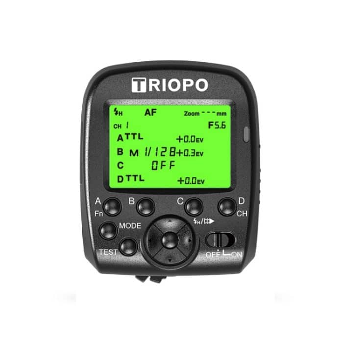 TBD0595737301A.jpg TRIOPO G1 Fernbedienung TTL Wireless Trigger 2,4 GHz Wireless Sender für Canon / Nikon Kamera, G1 – Bild 1