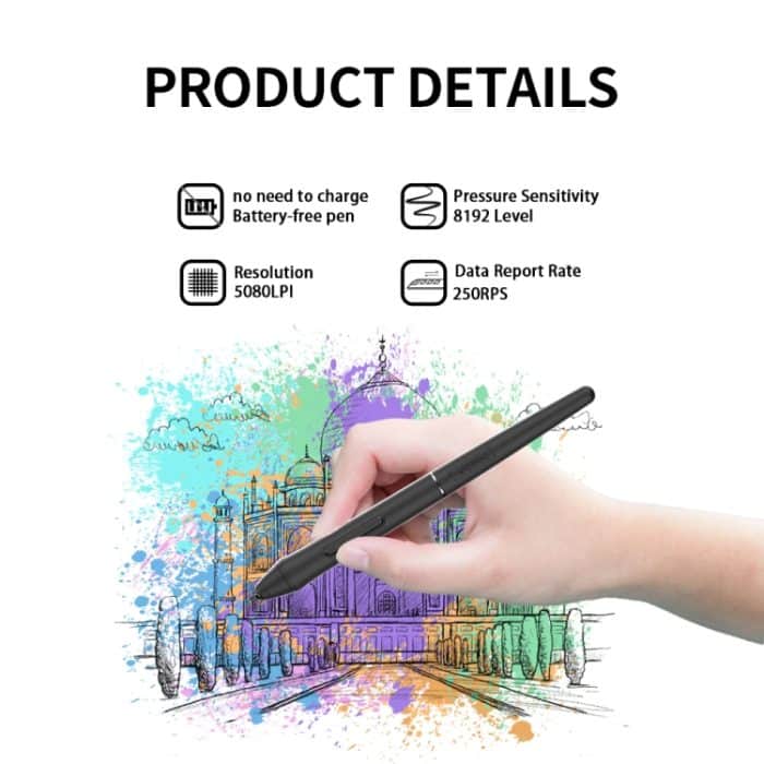 VEIKK VK1060 Handgemalte Tablet elektronischen Schreibtafel Bild kann auf das Handy anschließbaren – Bild 4