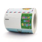 3 Stück Weihnachtsdekorations-Rollenaufkleber, Geschenktüte, selbstklebender Dichtungsaufkleber, A-387 – Bild 3