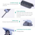 2 stücke deli 0101 Bürobedarf Punch Zwei-Loch-Puncher, Farbe Zufällige Lieferung – Bild 5