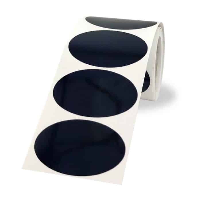 5 Stück PVC abnehmbarer wasserdichter Aufkleber Küchenetikett Tafelaufkleber, 55x35mm – Bild 1