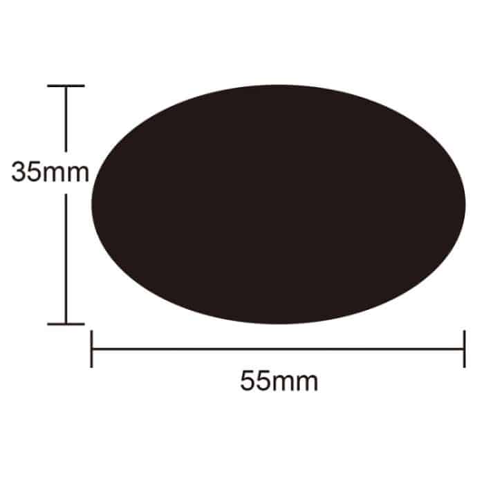 5 Stück PVC abnehmbarer wasserdichter Aufkleber Küchenetikett Tafelaufkleber, 55x35mm – Bild 4