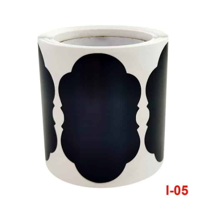 5 Stück speziell geformter Tafel-PVC-Aufkleber, wiederbeschreibbarer Glasmarkierungsaufkleber, 35x55mm – Bild 2