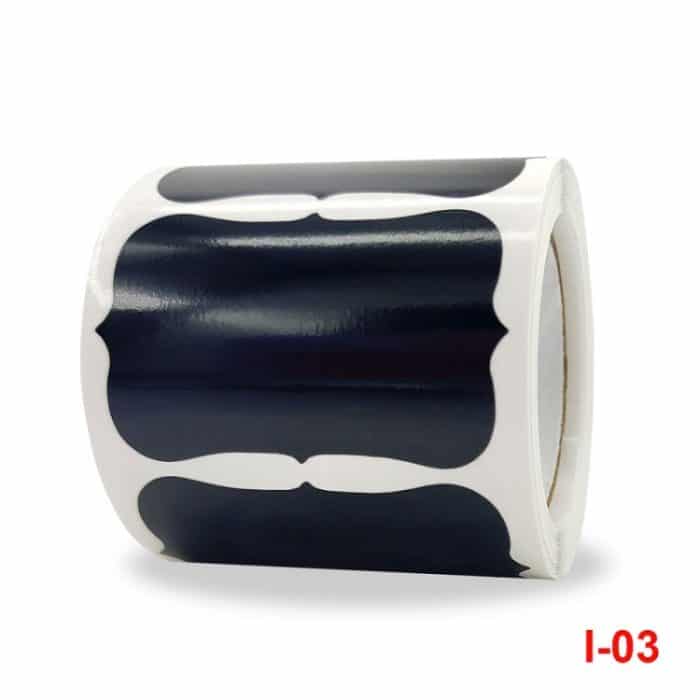 5 Stück speziell geformter, wasserdichter PVC-Tafel-Weinflaschenaufkleber, 55x35mm – Bild 2