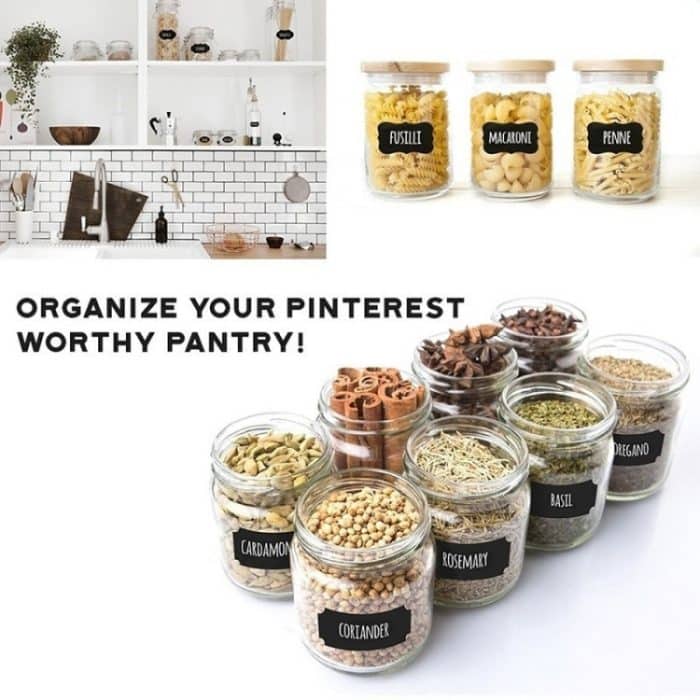 5 Stück speziell geformter, wasserdichter PVC-Tafel-Weinflaschenaufkleber, 55x35mm – Bild 5