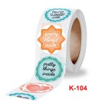 10 Stück „Thank You Goods“ dekorative Versiegelungsaufkleber, dekorative Aufkleber für Umschläge, K-104 Stickers – Bild 2