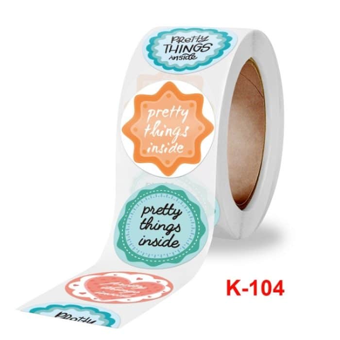 10 Stück „Thank You Goods“ dekorative Versiegelungsaufkleber, dekorative Aufkleber für Umschläge, K-104 Stickers – Bild 2