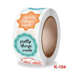 10 Stück „Thank You Goods“ dekorative Versiegelungsaufkleber, dekorative Aufkleber für Umschläge, K-104 Stickers – Bild 3