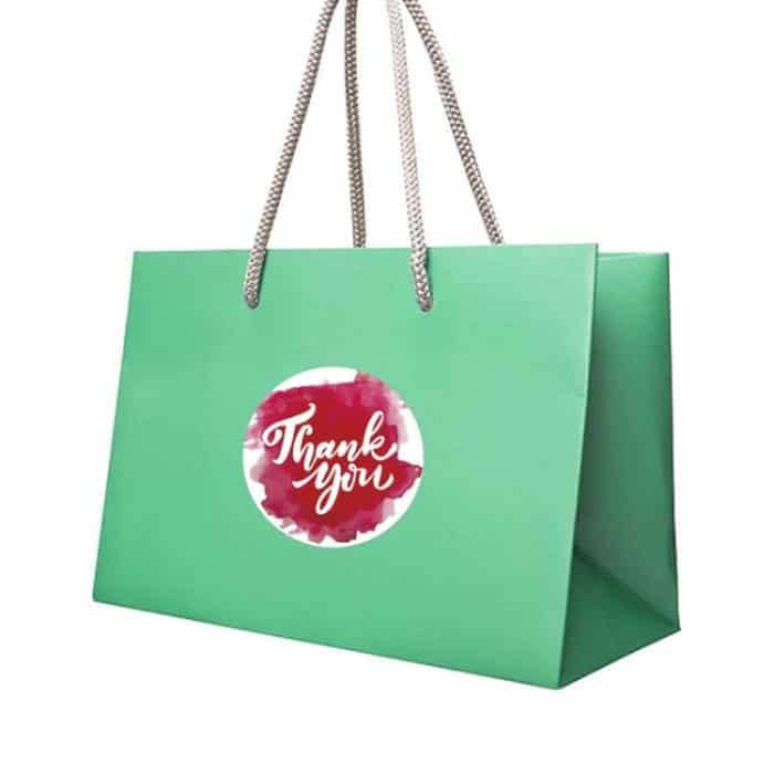 10 Stück „Vielen Dank“, selbstklebender Regenbogenaufkleber, Umschlagsiegel mit Hochzeitsdekorationsetikett, A-173 Stickers – Bild 4