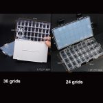 Wasserfarben-Feuchtigkeits-Farbkasten, auslaufsicherer, versiegelter Skizzen-Farbkasten, Stil:, 24 Grids Classica, 36 Grids  Multi Function – Bild 2