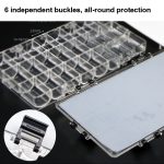 Wasserfarben-Feuchtigkeits-Farbkasten, auslaufsicherer, versiegelter Skizzen-Farbkasten, Stil:, 24 Grids Classica, 36 Grids  Multi Function – Bild 4